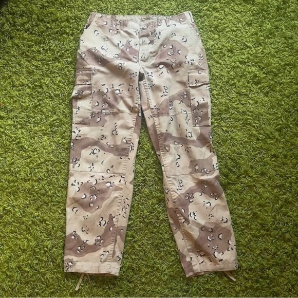 Vintage Cargo  Pants Camo Military - Picture 1 of 12
